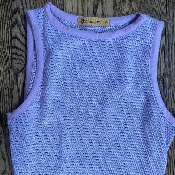 Lovely lilac summer beach coverup by Ginger Mary - Picture 2 of 6